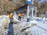 Курганские дорожники усилят работы по расчистке улиц и пешеходных частей и тротуаров